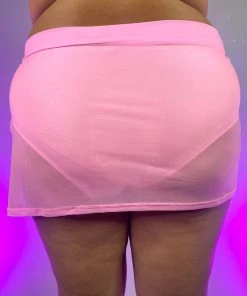 OhYes Fashion Pray For Me Mesh Skirt New