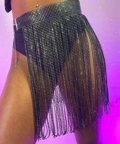 Hot And Delicious Wild Eyes Jewels Cover Up Skirt