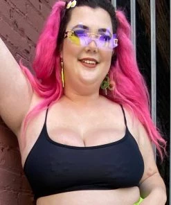 Shark Black Basic Spaghetti Tank Top