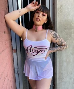 AE Angel Spaghetti Crop Top