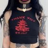 AE TY ENJOY Black Crop Top Womens