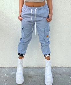 AE Baby Blue Boy Unisex Cargo Pants Womens