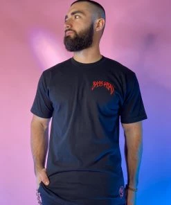 555stickers Womens Bass Head Monster T