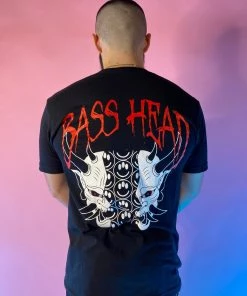 555stickers Womens Bass Head Monster T