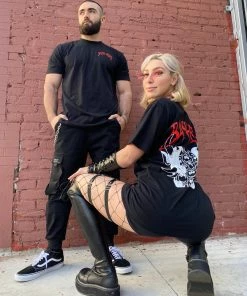 555stickers Womens Bass Head Monster T