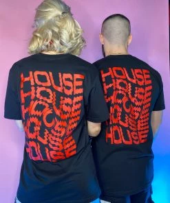 555stickers Red House Swirl RW Tee Mens