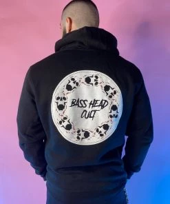 555stickers Bass Head Cult Skull Hoodie Tops