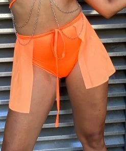 Bodyzone Spin Me Round Mesh Tie Skirt