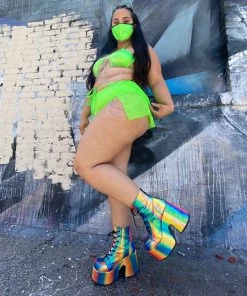 Bodyzone Spin Me Round Mesh Tie Skirt