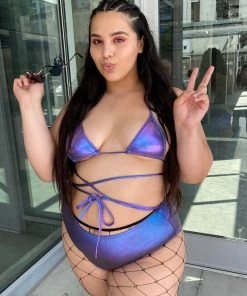 Shark Mystic Neptune Bikini Wrap Top Rave Tops