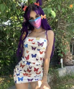 AE Born To Fly Spaghetti Strap Dress Womens