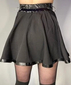 AE Womens Empire Ring Pleated Skirt