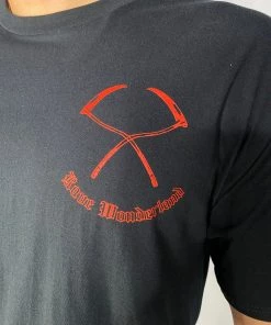 555stickers Mens Imma Die A Boss Red Skeleton T