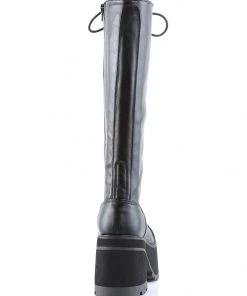 Pleasers Demonia Platform Knee Boot With Full Inner Side Zipper 7 Pleasers Demonia Platform Knee Boot With Full Inner Side Zipper