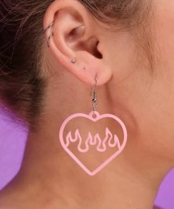 AE Fire In My Heart Earrings Womens