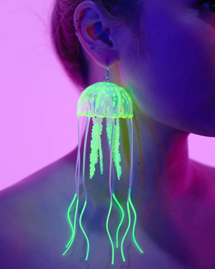 AE Neon Jellyfish Earrings 10 AE Neon Jellyfish Earrings