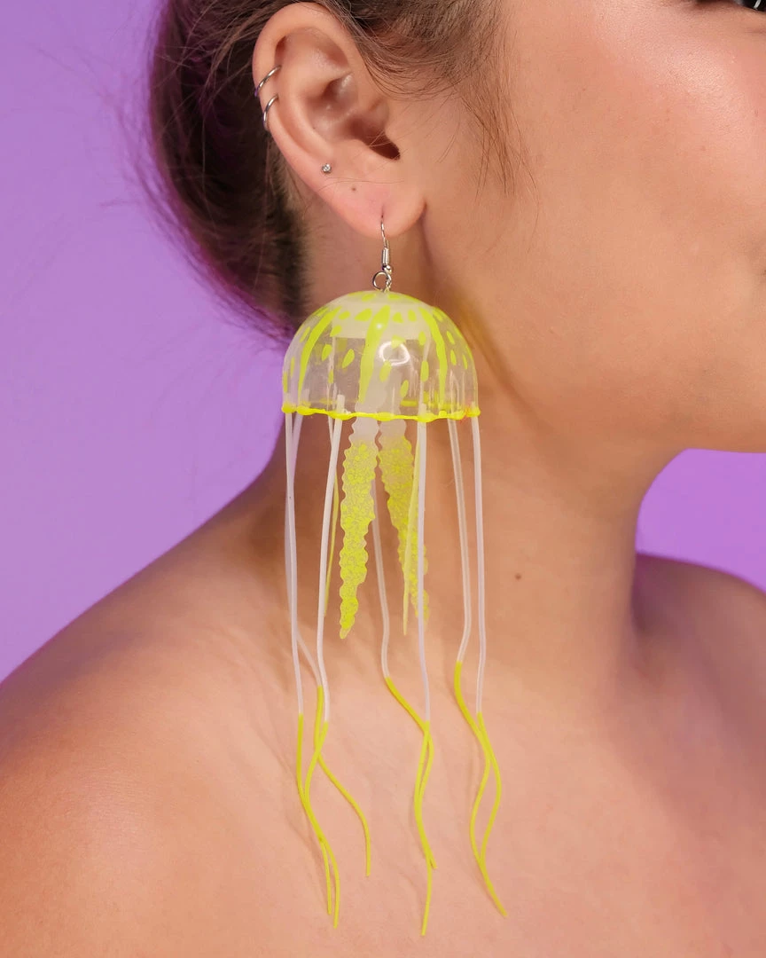 AE Neon Jellyfish Earrings 11 AE Neon Jellyfish Earrings