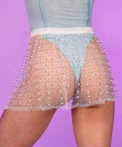 AE Class Act White Tie Skirt New