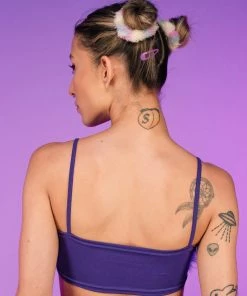 AE Feathered Princess Spaghetti Strap Crop Top New