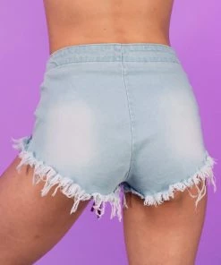 Hot And Delicious Shine Hard Denim Shorts