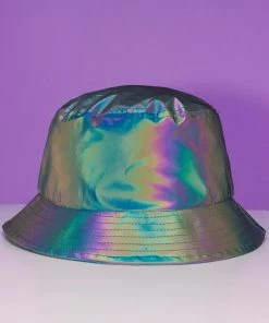 AE Rainbow Flash Reflective Bucket Hat