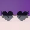 AE Womens Heart On Fire Sunglasses
