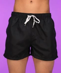 AE Solid Men's Drawstring Shorts