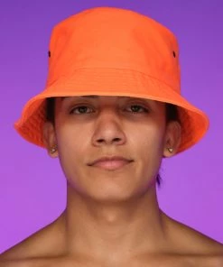 AE Womens Vacay Mode Neon Bucket Hat