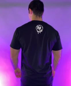 555stickers Womens Only Here For The Bass Reflective RW Tee