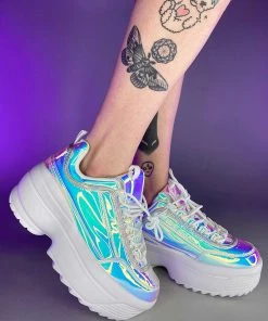 Berness Shoes Hologram Walkin' On A Dream Sneakers Womens