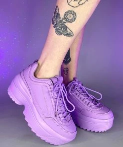 Berness Shoes Womens Purple Walkin' On A Dream Sneakers