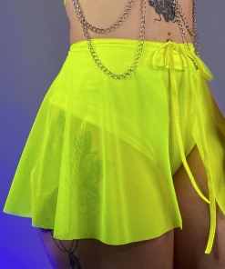 Bodyzone Spin Me Round Mesh Tie Skirt