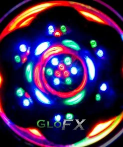 Womens GloFX Clear Kaleidoscope Glasses - Sacred Lens