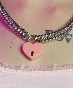 Funk Plus Womens Heartless Lock & Key Pendant