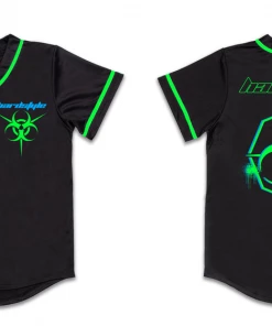 Jarmoo Biohazard Hardstyle Blacklight Green Jersey 29 Jarmoo Biohazard Hardstyle Blacklight Green Jersey