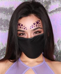 AE Mens Plain Black Cotton Cloth Face Mask (ADULT And KIDS Sizes)