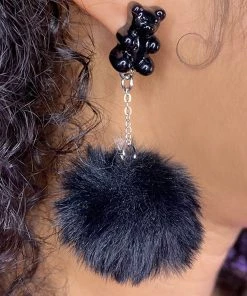AE Your Teddy Gummy Bear Plush Earrings