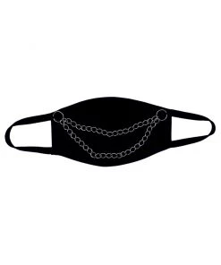 Bodyzone Black Chain Me Up Face Mask Accessories