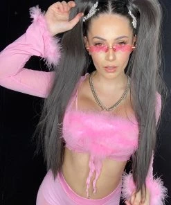 AE Bubble-icious Sheer Front-Tie Top New