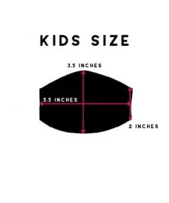 Dippin Daisy's Black Face Mask With Filter (ADULT And KIDS Sizes) Accessories