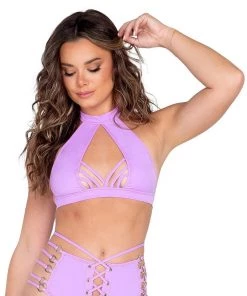 Roma Womens Black Candy Lane Halter Top 7 Roma Womens Black Candy Lane Halter Top