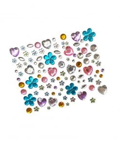 Neva Nude Woodstock Multicolor Pastel Crystal Face Jewels