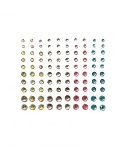 Neva Nude Pastel Gems 100 Individual Crystal Jewels Accessories
