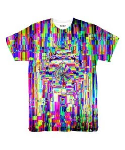Set 4 Lyfe Mens ABSTRACT GLITCH T