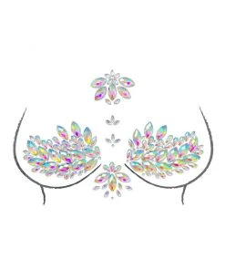 Neva Nude Ever Clear Iridescent Jewel Pasties New