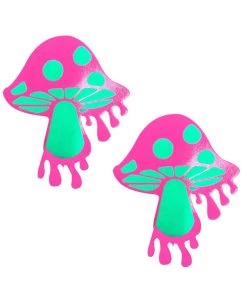 Melty Shroom UV Blacklight Neva Nude Pasties Accessories