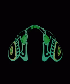 AE Mens Gas Mask Sound Activated LED Mask