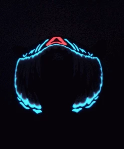 AE Mens Sink Your Fangs Sound Activated LED Mask