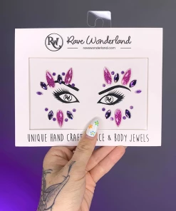 Uniflying Accessories Electric Violet Face Jewel