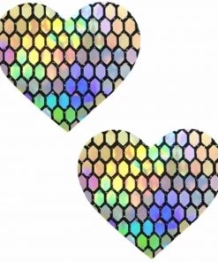 Neva Nude Accessories Galactic Prism Heart PASTIES